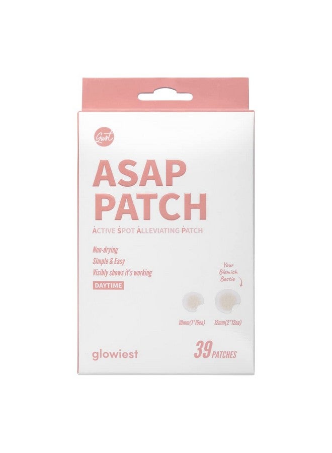 glowiest Asap Patch Daytime (39 Patches): Invisible Spot Treatment Premium Hydrocolloid & Niacinamide Vegan For All Skin Types - Image 1