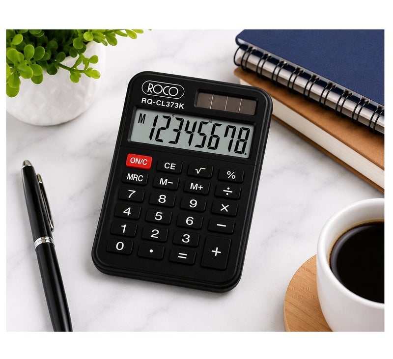 ROCO 8-Digit Pocket Calculator, Mini Portable Calculator for School, Office and Home Use - Image 3