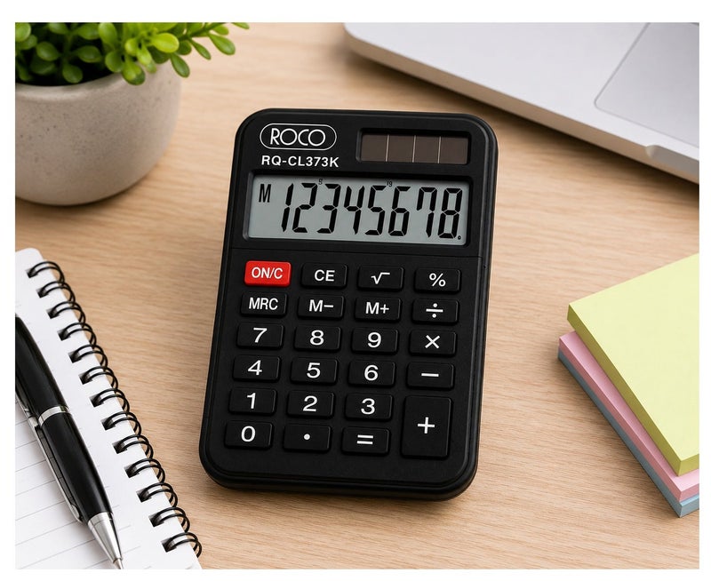ROCO 8-Digit Pocket Calculator, Mini Portable Calculator for School, Office and Home Use - Image 4