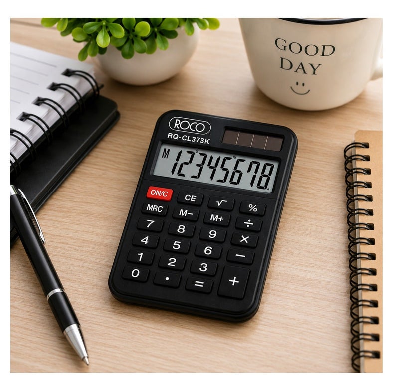 ROCO 8-Digit Pocket Calculator, Mini Portable Calculator for School, Office and Home Use - Image 5