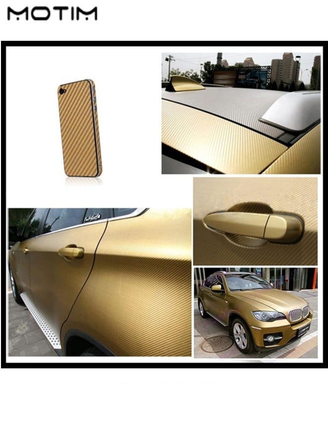 موتيم 152 * 30 سم، غشاء واقي لملصق السيارة من ألياف الكربون ثلاثي الأبعاد، غشاء واقي ذاتي اللصق للسيارة من الداخل، ديكور خارجي داخلي للسيارات - Image 4