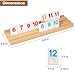 ELONGDI Rummy Cube Game Set with 4 Wooden Racks106 Rummy Tiles and Portable CaseClassic Travel Board Games for Family Adults and Kids - Image 4