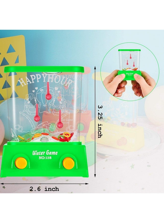 Sumind 10 Pieces Handheld Water Game Arcade Water Ring Water Tables for Beach Toys Party Favor Fish Rings Fun Game for Different Ages Basketball Fun Present for Men Pastime, Without Water (Classic Style) - Image 5
