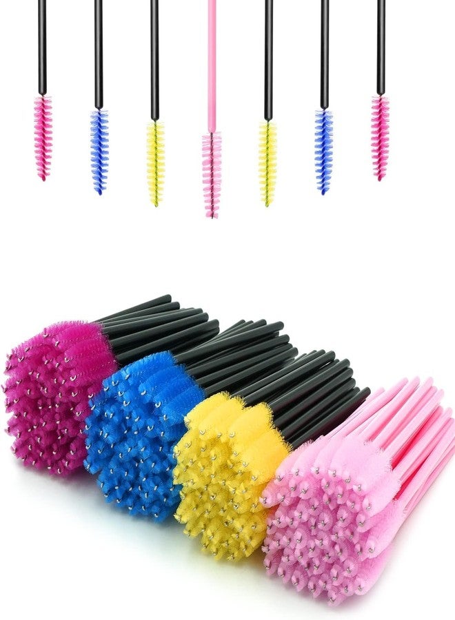 روبي فيس فرش ماسكارا روبي فيس للاستخدام مرة واحدة، فرش رموش، عصي ماسكارا، أداة وضع وصلات الرموش، أدوات مكياج، فرشاة حواجب (عبوة من 10 قطع) - Image 1