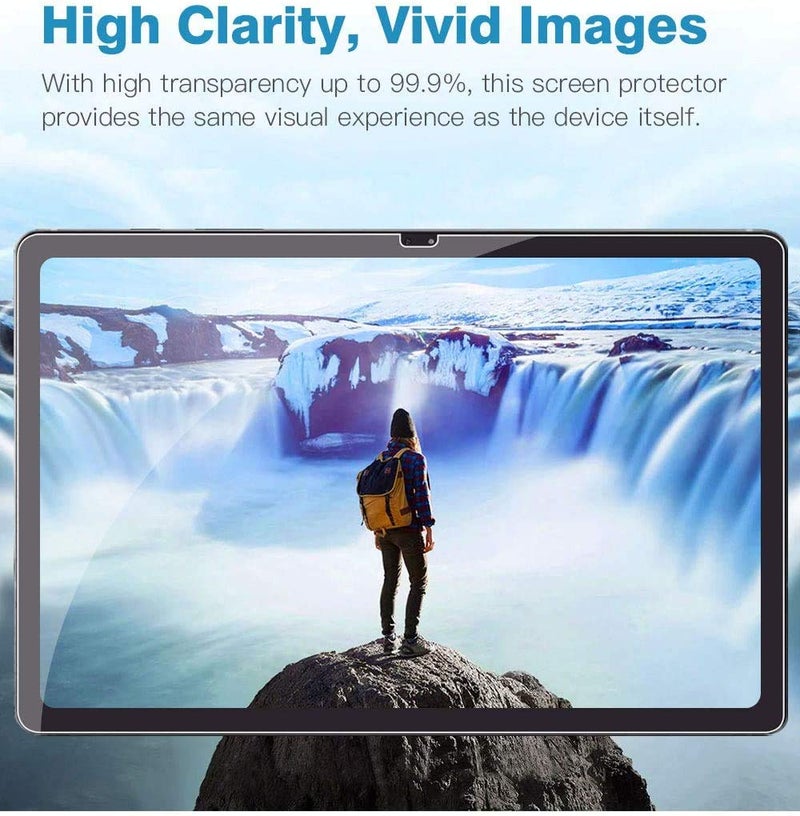TECHSHIELD Tempered Glass Screen Protector Compatible For Galaxy Tab A7 10.4 Inch (2020) (SM-T500 / T505 / T507)(Transparent) - Image 3