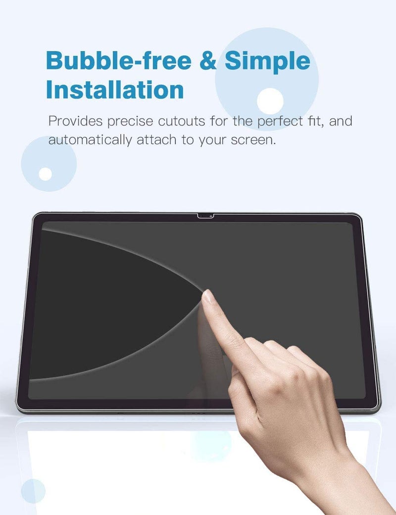 TECHSHIELD Tempered Glass Screen Protector Compatible For Galaxy Tab A7 10.4 Inch (2020) (SM-T500 / T505 / T507)(Transparent) - Image 5