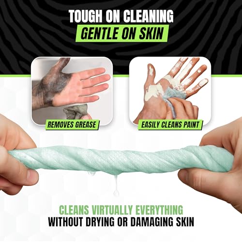 Grip Clean Heavy Duty Hand & Tool Cleaning Wipes – Waterless Hand Cleaner for Mechanics, Garage & Shop Use – Dual-Sided Grease, Oil & Paint Remover Wipes with Citrus Scent - 30ct - Image 2