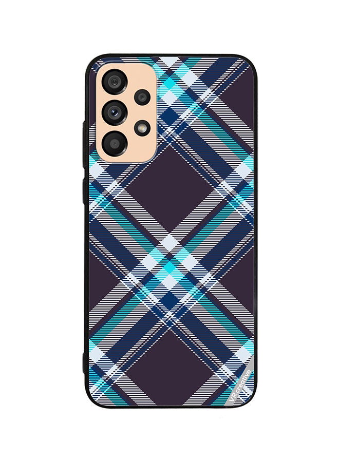 VR CREATIVE Protective Case Cover For Samsung Galaxy A53 5G Checkered Design Multicolour - Image 1
