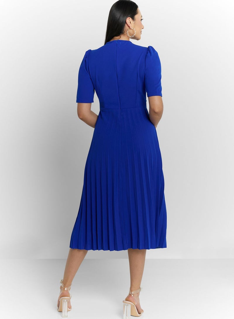 ELLA Pleated Midi Dress - Image 2