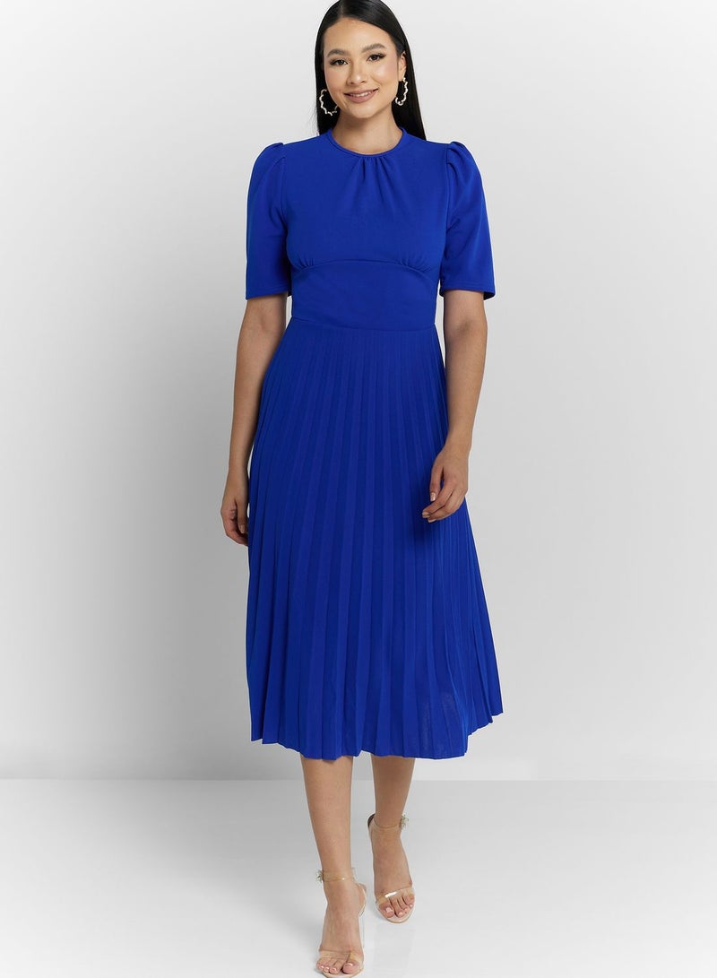ELLA Pleated Midi Dress - Image 1