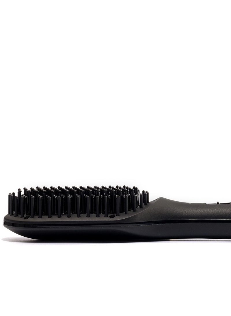 evvoli فرشاة فرد الشعر إيفولي، سخان PTC، تورمالين على طلاء سيراميك، 3 إعدادات للحرارة، أسود، EVHC-HB66B - Image 4