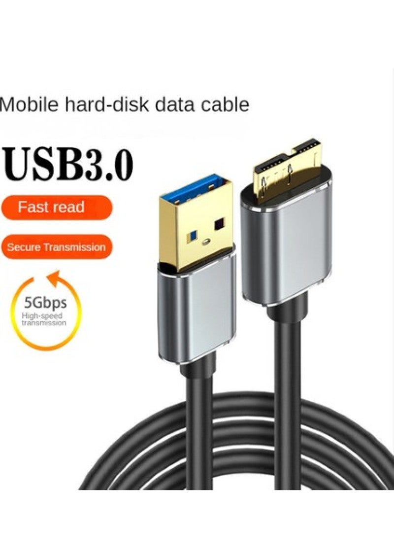 USB 3.0 Cable: 1-Meter Aluminum Foil Double Shielding - Stable 5Gbps Fast Data Transfer Cable for Laptops, Mobile Devices, External Drives, Personal and Professional Use - Image 2