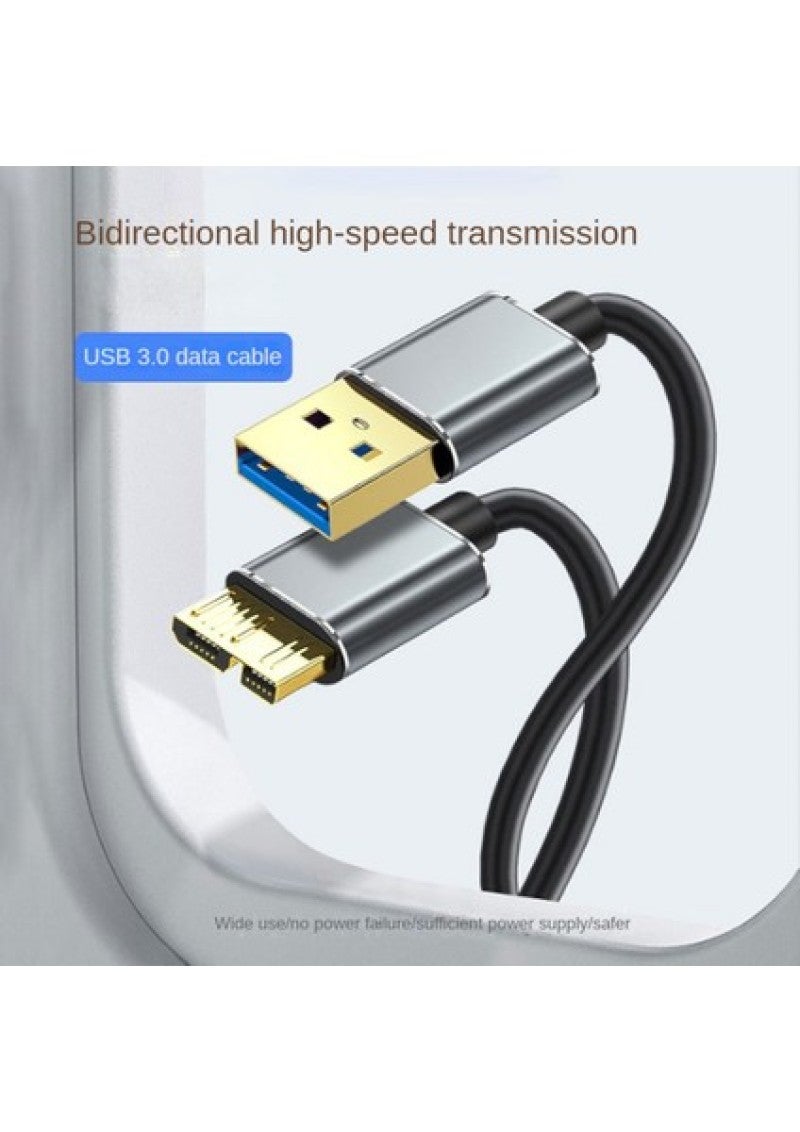 USB 3.0 Cable: 1-Meter Aluminum Foil Double Shielding - Stable 5Gbps Fast Data Transfer Cable for Laptops, Mobile Devices, External Drives, Personal and Professional Use - Image 3