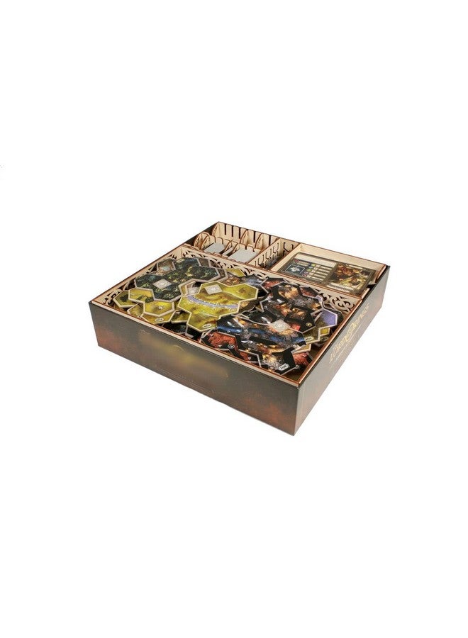 The Broken Token The Broken Token Game Organizer Compatible with The Lord of The Rings: Spreading War Expansion - Wooden Game Organizing Box with Multiple Trays and Dividers - Image 2