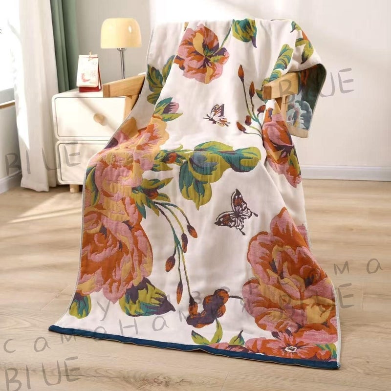 منشفة حمام قطنية 80x160 سم أزرق سماوي - Image 5