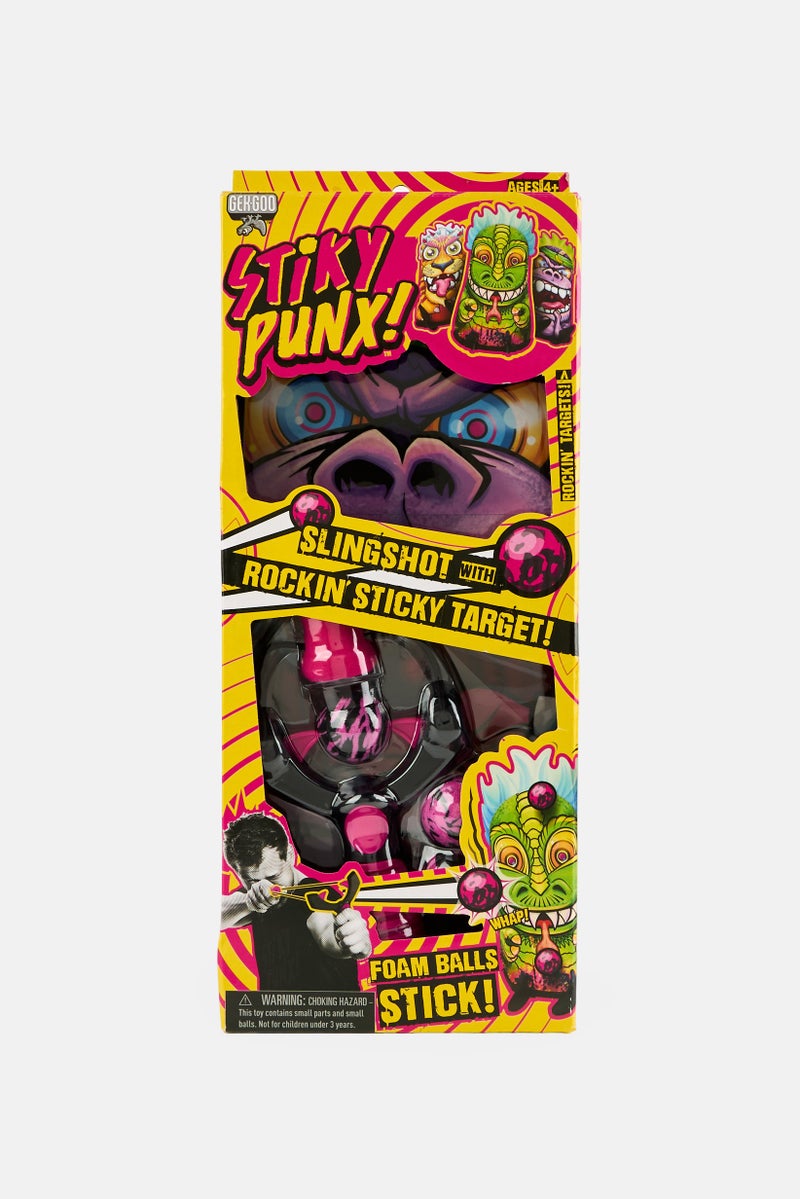 Hog Wild Stiky Punx Slingshot With Rockin Sticky Ape Target - Image 1