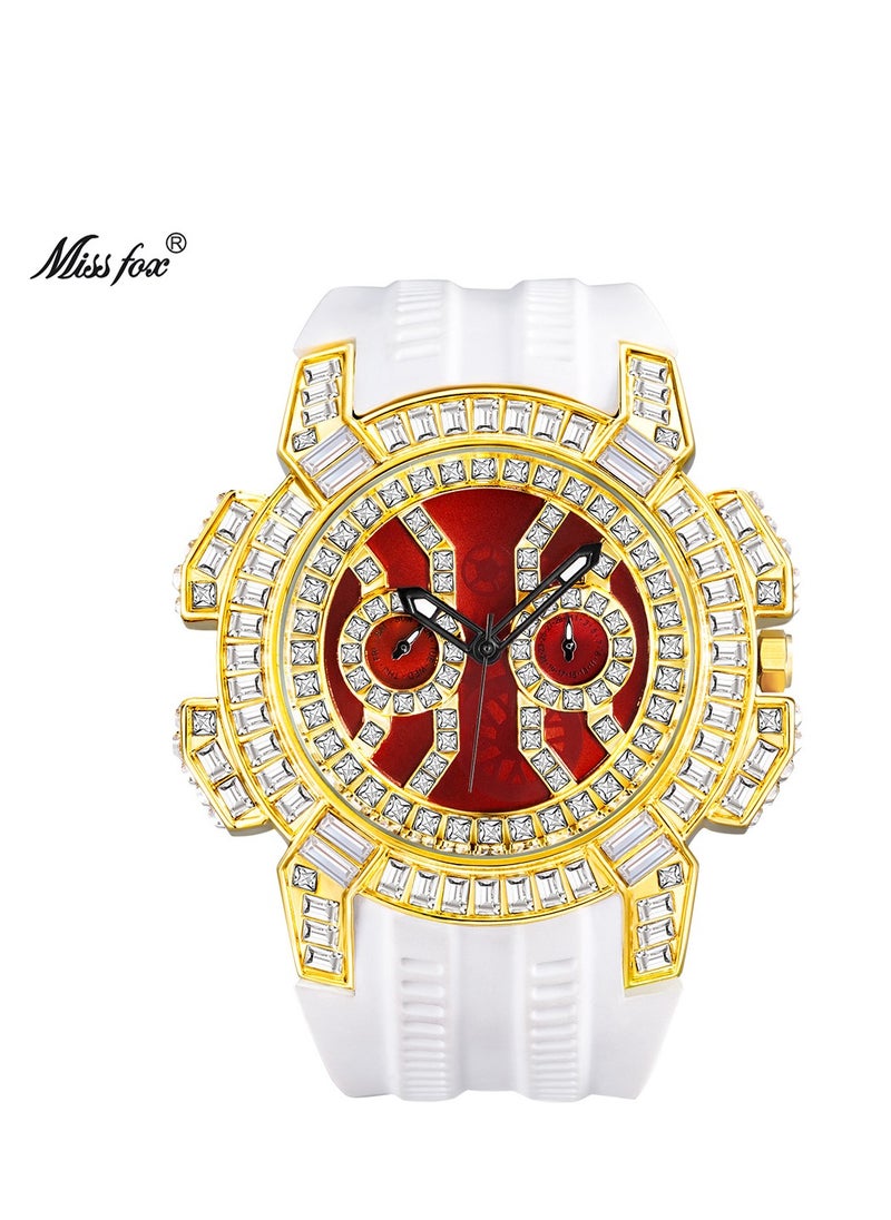 MISS FOX Men's Fashion Diamond Inlaid Watch  - Image 1