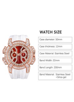 MISS FOX Men's Fashion Diamond Inlaid Watch  - Image 2