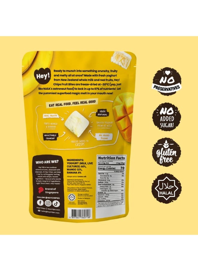  مرحبا! رقائق البطاطس رقائق البطاطس المقلية المجففة بالتجميد بنكهة المانجو والموز 20 جرام - Image 2