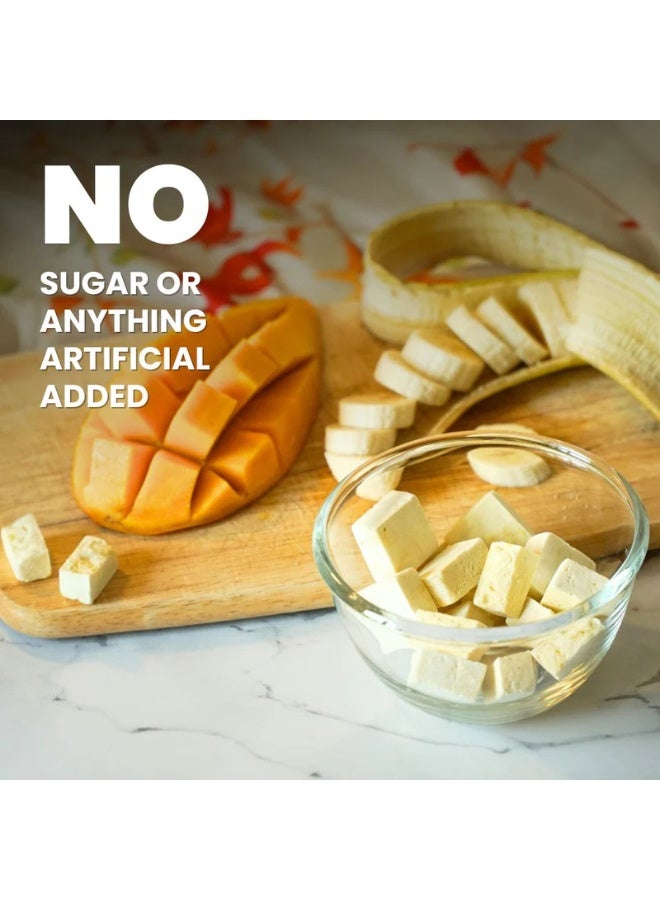  مرحبا! رقائق البطاطس رقائق البطاطس المقلية المجففة بالتجميد بنكهة المانجو والموز 20 جرام - Image 5