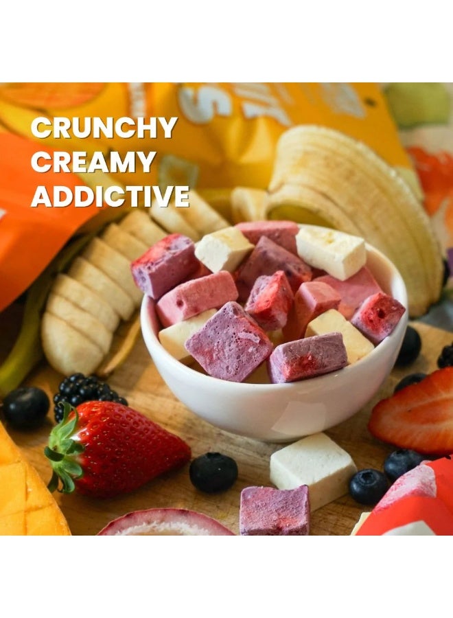  مرحبا! رقائق البطاطس رقائق البطاطس المقلية المجففة بالتجميد بنكهة المانجو والموز 20 جرام - Image 4