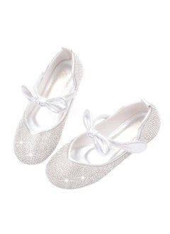 Generic Girls Princess Shoes Children's Sequin Velcro Flat Shoes Stage Performance Shoes  - Image 1