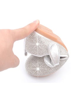 Generic Girls Princess Shoes Children's Sequin Velcro Flat Shoes Stage Performance Shoes  - Image 4