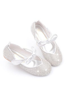 Generic Girls Princess Shoes Children's Sequin Velcro Flat Shoes Stage Performance Shoes  - Image 3