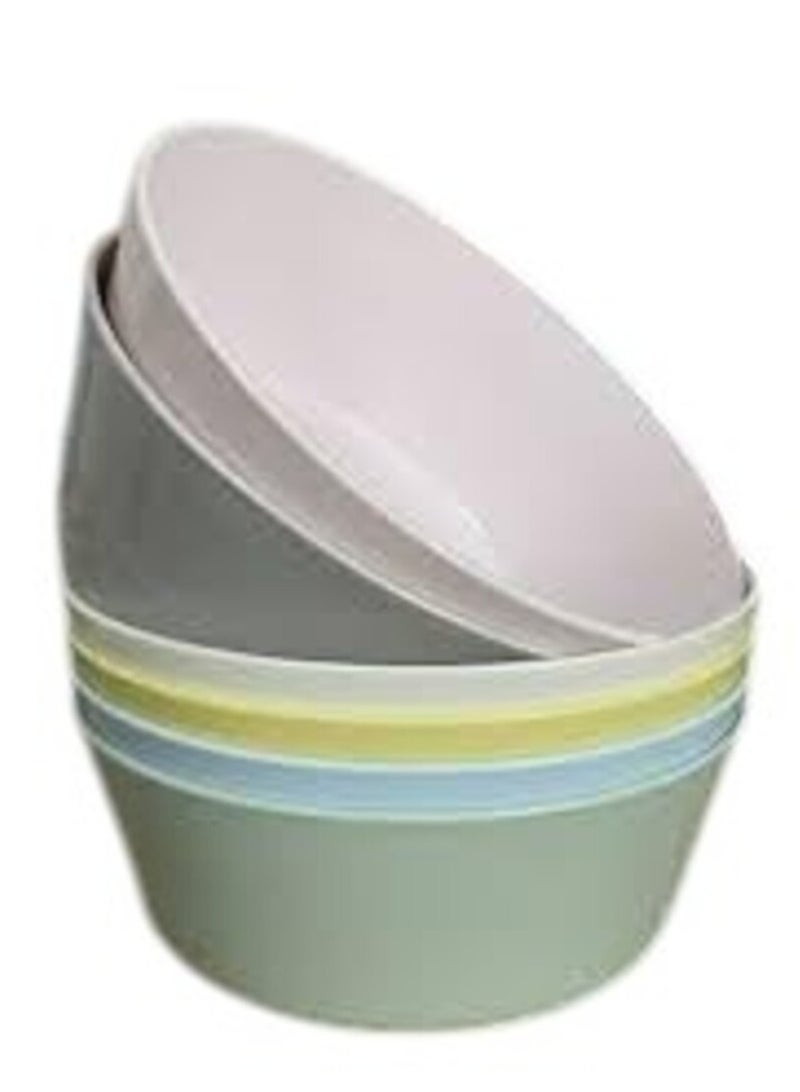 آيكيا فراكتا اطباق بلاستيكية متعددة الألوان مكونة 6 قطع