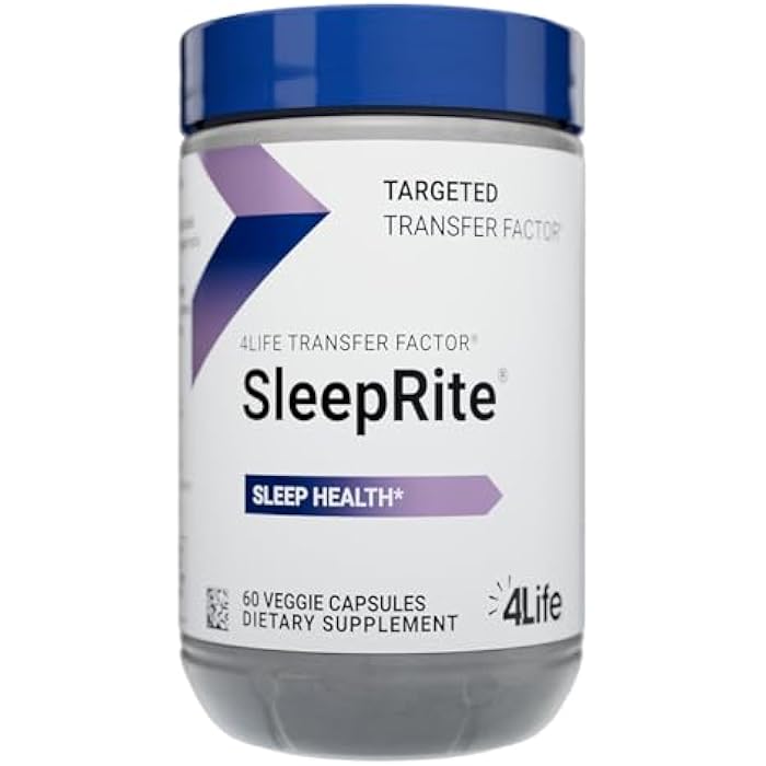 4Life Transfer Factor SleepRite - All-Natural Immune and Sleep Support with GABA and melatonin - 60 Capsules - Image 1