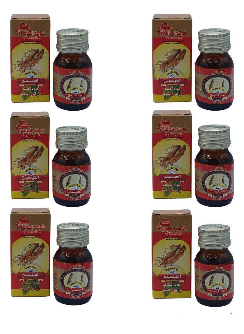 CAPTAIN Ginseng Oil 30ml 6 Pieces  - Image 1