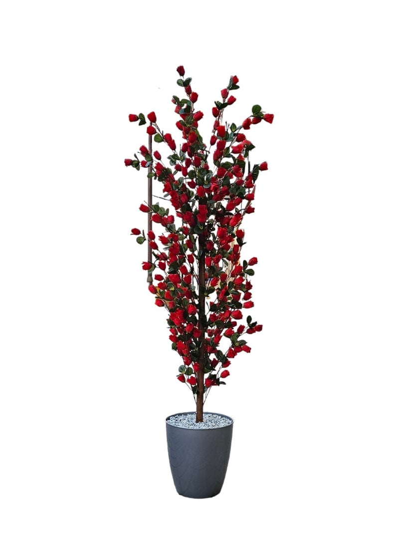 AL KHALDIYA Artificial decorative plant tree with pot, 140 cm  - Image 1