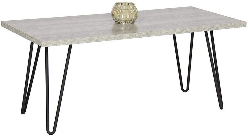 HIRVALL 22 Metal Industrial Hairpin Legs Set of 4 Black TwoRod Mid Century Modern Style Heavy Duty Solid Iron Furniture DIY Project for Coffee Table End Table Workstation - Image 5