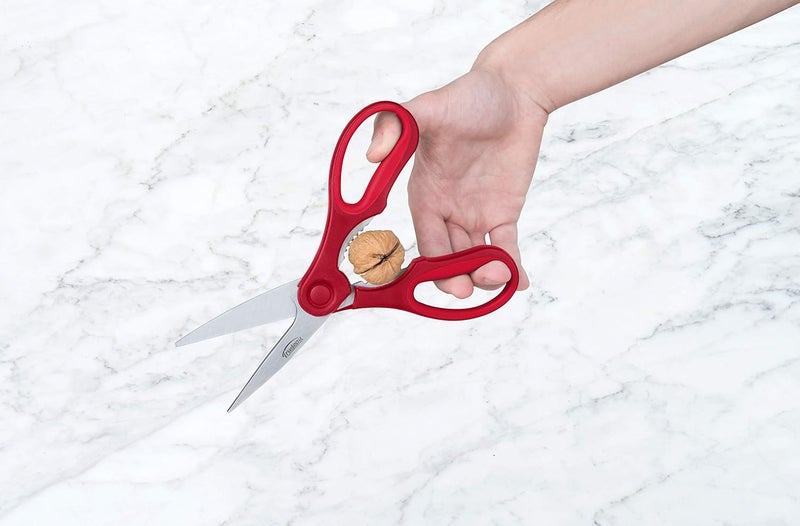 Trudeau Detachable Kitchen Shears  Sharp Versatile Scissors in Paprika Red  Easy Cleaning  Multipurpose for Cooking Herbs and Meat - Image 2