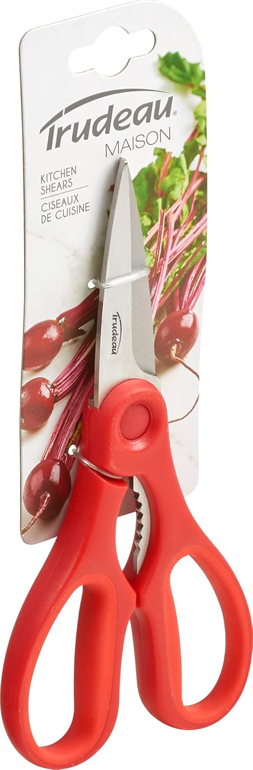 Trudeau Detachable Kitchen Shears  Sharp Versatile Scissors in Paprika Red  Easy Cleaning  Multipurpose for Cooking Herbs and Meat - Image 5