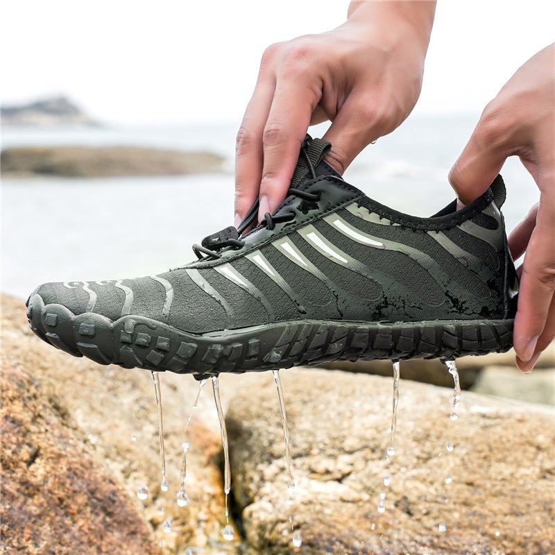 2026 New Water Shoes for Couples, Outdoor Swimming and Water Shoes, Breathable Beach Shoes, Hiking and Mountaineering Five-Finger Shoes - Image 3
