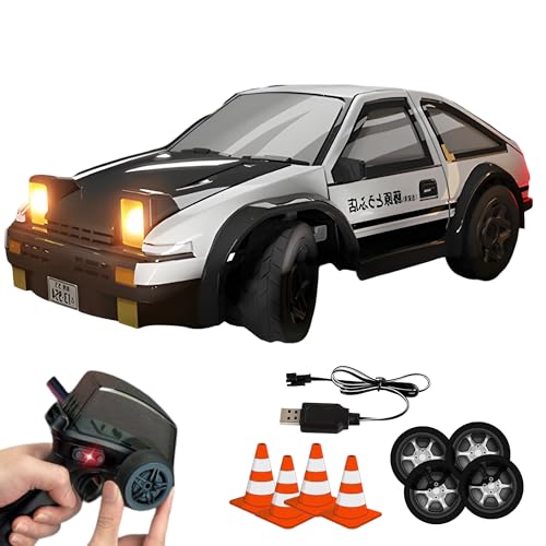 RareFind trove 4WD Mini RC Drift Car,1:24 Scale High-Speed Remote Control Vehicle with 2.4GHz,Rechargeable Battery, Drift & Rubber Tires, Powerful 4x4 System, Racing Toy for Kids White - Image 1