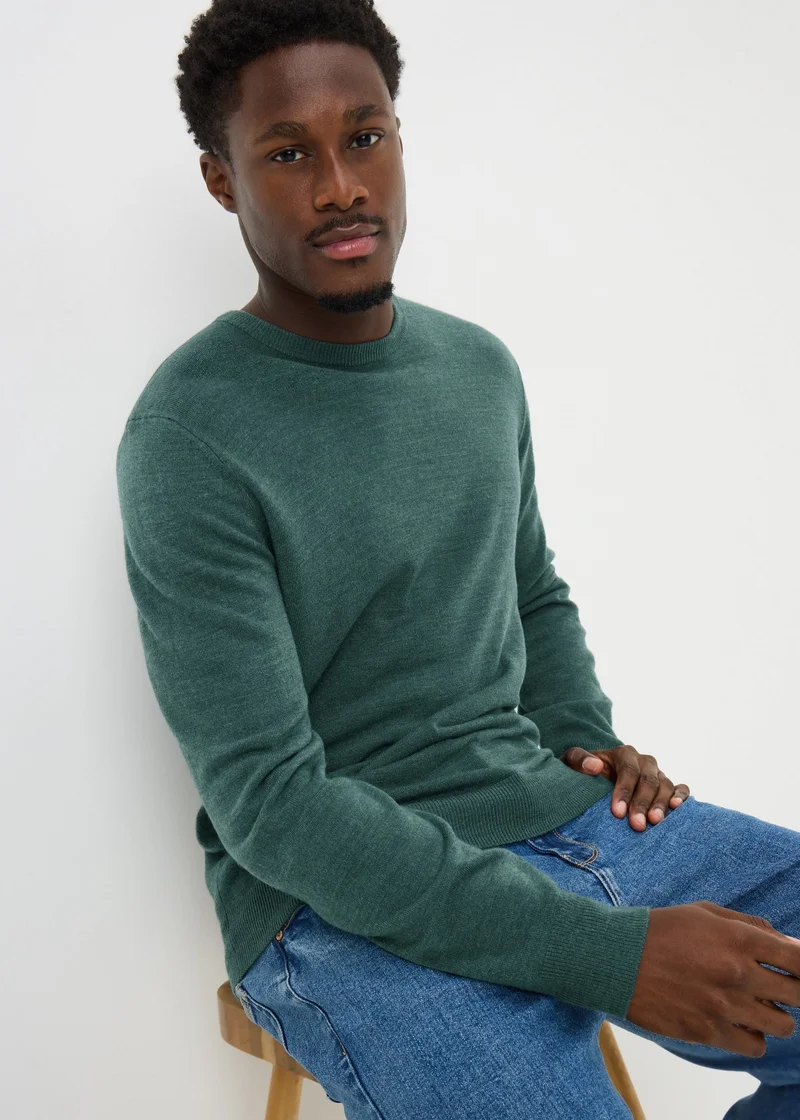 Matalan Green Soft Touch Crew Neck Jumper