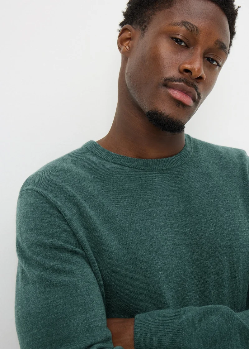 Matalan Green Soft Touch Crew Neck Jumper