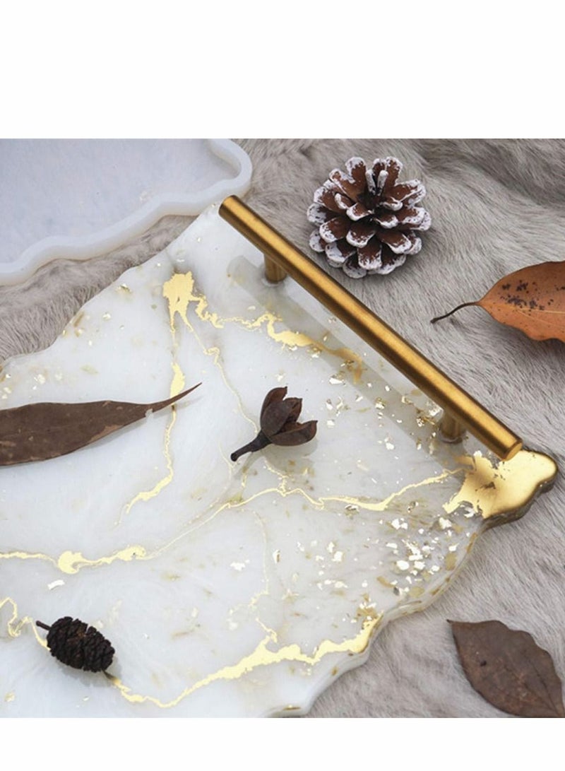 Excefore قالب صينية صب سيليكون غير منتظم من راتنج الإيبوكسي لأعمال الزينة العملية - Image 3