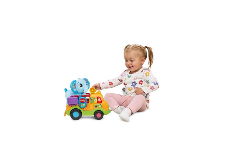 VTech Learn & Rescue Elephant Truck | Interactive Pull-Along Rescue Vehicle with Plush Elephant | Lights, Music & Role-Play Learning | Toddler Toy for Ages 12–36 Months - Image 3