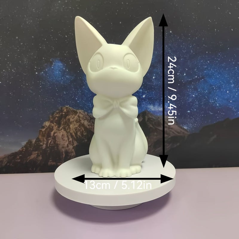 White Arctic White LX057 Unfinished Vinyl Figurine Smooth Surface Craft Statue Desk Decoration - Image 3