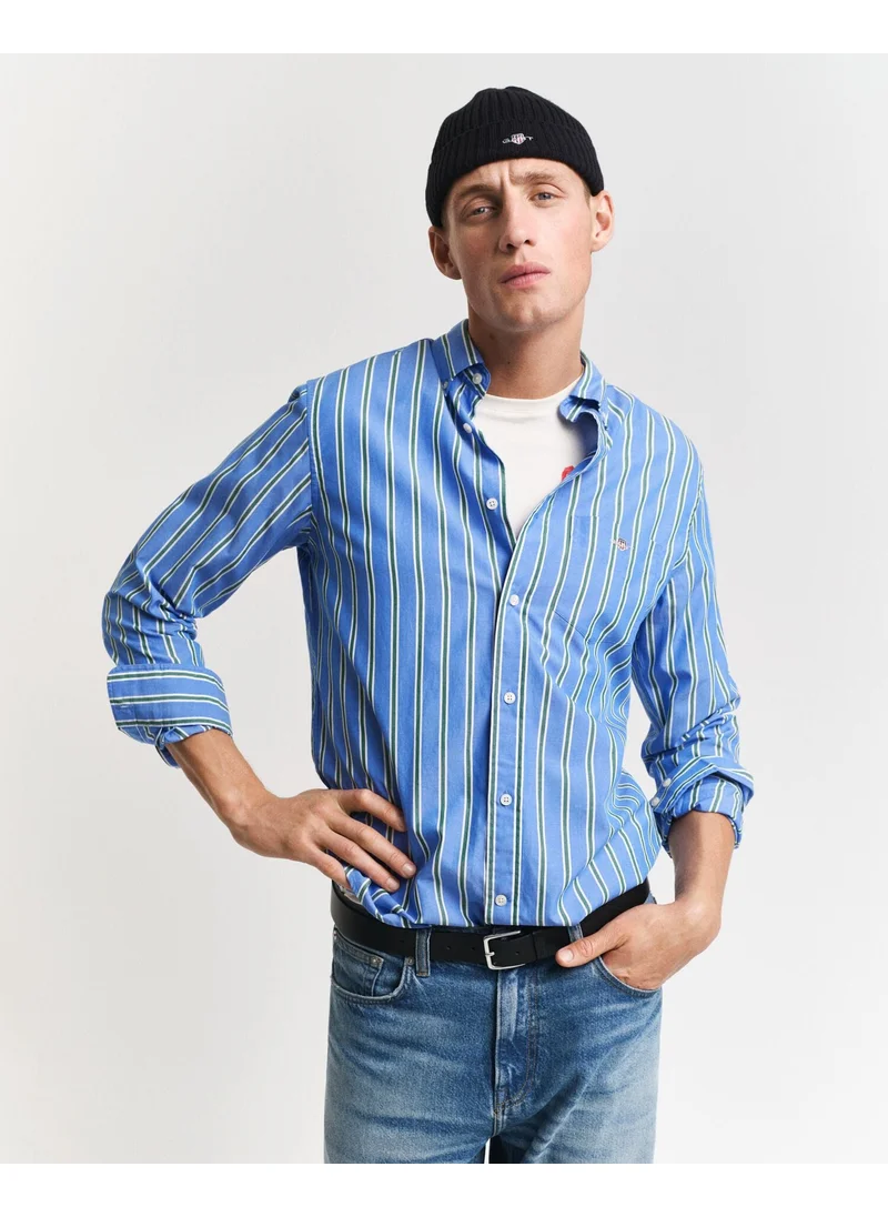 GANT Gant Regular Classic Poplin Stripe Shirt