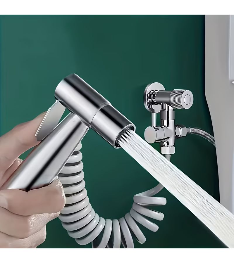 نظام دش محمول باليد قطعتين ضغط عالي ذاتي التنظيف للتثبيت على الحائط - Image 5