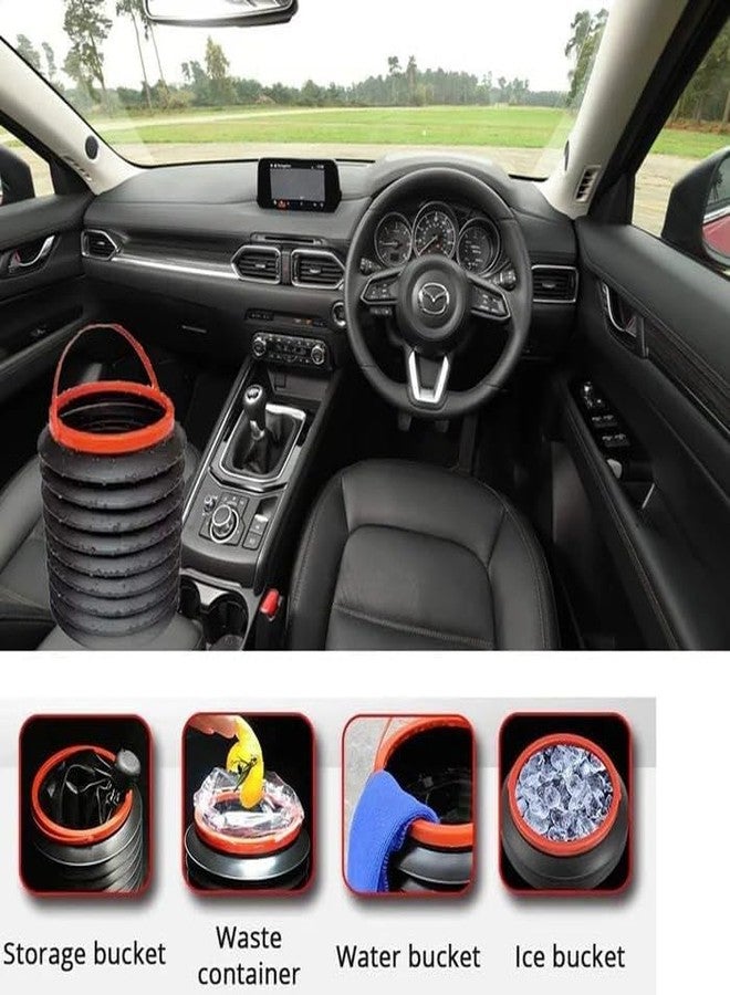 Drumstone〚𝑩𝒆𝒔𝒕 𝑫𝒆𝒂𝒍 𝑩𝒖𝒚 𝑵𝒐𝒘〛Foldable Storage Bucket for Car Travel, Mini Portable Dustbin for Kitchen, Bathroom & Camping – Convenient & Compact Solution for Home & On-the-Go Use - Image 2