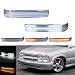 Tonsya For 19982004 Chevy S10 Pickup19982005 Chevy Blazer 19982004 GMC Sonoma Front Parking turn signal lights Clear Lens AmberWhite GM2521162 GM2520162 15098267 15098268 - Image 2