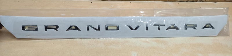 TRENDWALA Car 3D Letters Self Adhesive (3D Logo Name Alphabets Chrome Exterior Accessories for (Grand-Vitara) - Image 1
