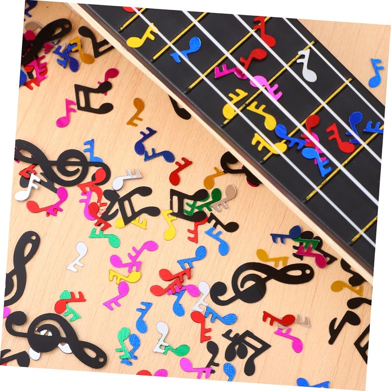 Healifty 8 Packs Music Note Confetti Decorations Colorful Paper Musical Notes Table Scatters for Party Centerpieces Cake and Gift Box Decor Lightweight Paper Confetti for Karaoke and - Image 5