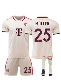Generic Bayern München 24-25 Third Football Kits MULLER #25 Fans Football Jersey/Shorts Socks Gift Set Youth Sizes and Adult  - Image 1
