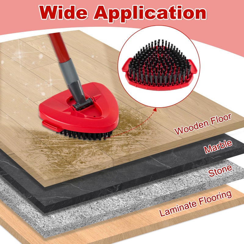 Blaithom Scrub Brush for O-Cedar, Scrubber Mop Head Compatible with Ocedar Spin Mop Easy Wring 1 Tank,Upgraded Full Bristle of Cedar Scrubber Attachment,Floor Scrubber Brush,Wall Tile Bathroom Scrubber,1 Pack - Image 4